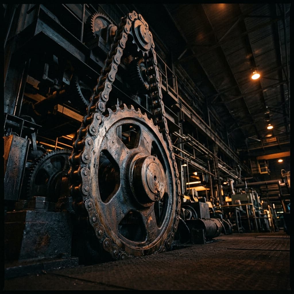 Precision gears and machinery at Raksha Motor Works